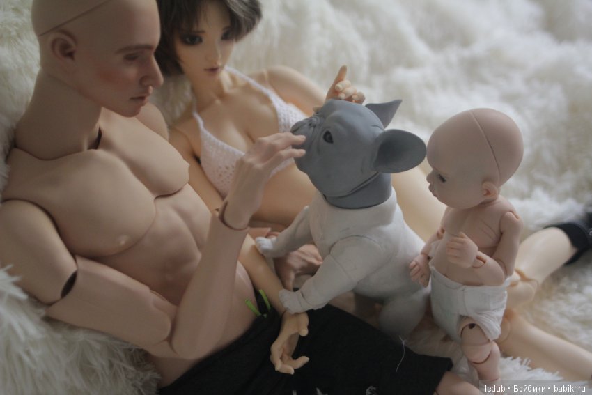 Вся семья в сборе — Авторские шарнирные куклы своими руками: лепка