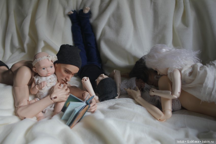 Вся семья в сборе — Авторские шарнирные куклы своими руками: лепка