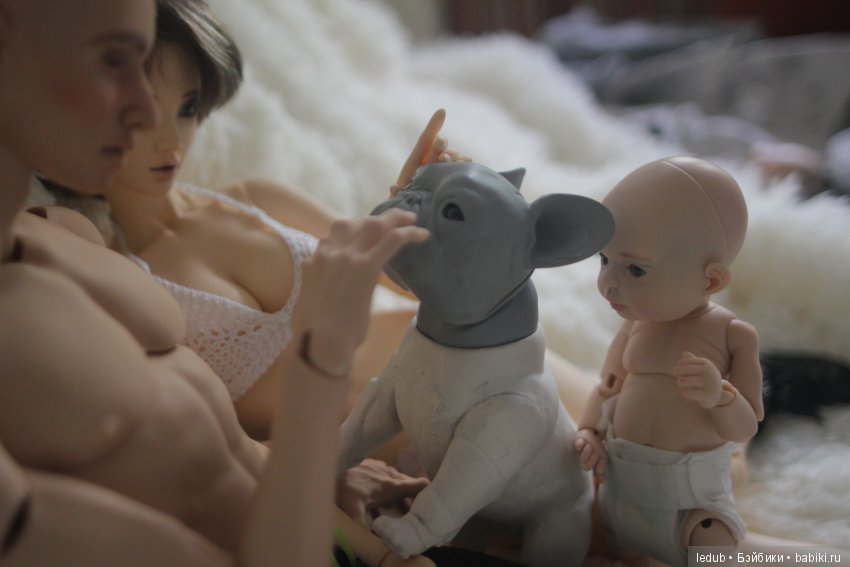 Вся семья в сборе — Авторские шарнирные куклы своими руками: лепка