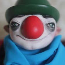 Мой новый проект  "Клоуны". Кукла "Добро"