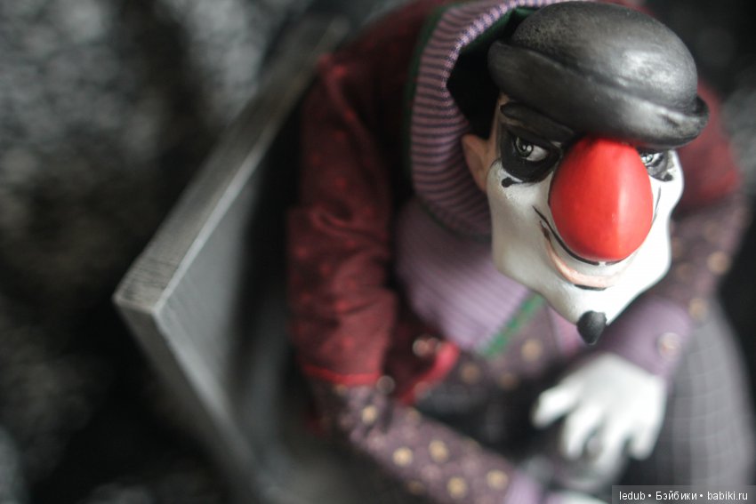 Проект "Клоуны" - "Зло" — Текстильные игрушки и примитивы: кофейные (фото 6)