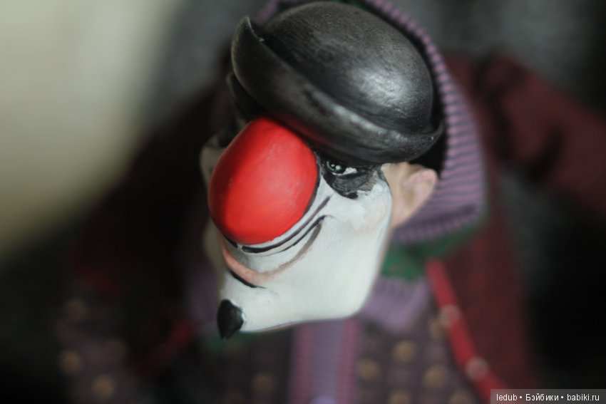 Проект "Клоуны" - "Зло" — Текстильные игрушки и примитивы: кофейные