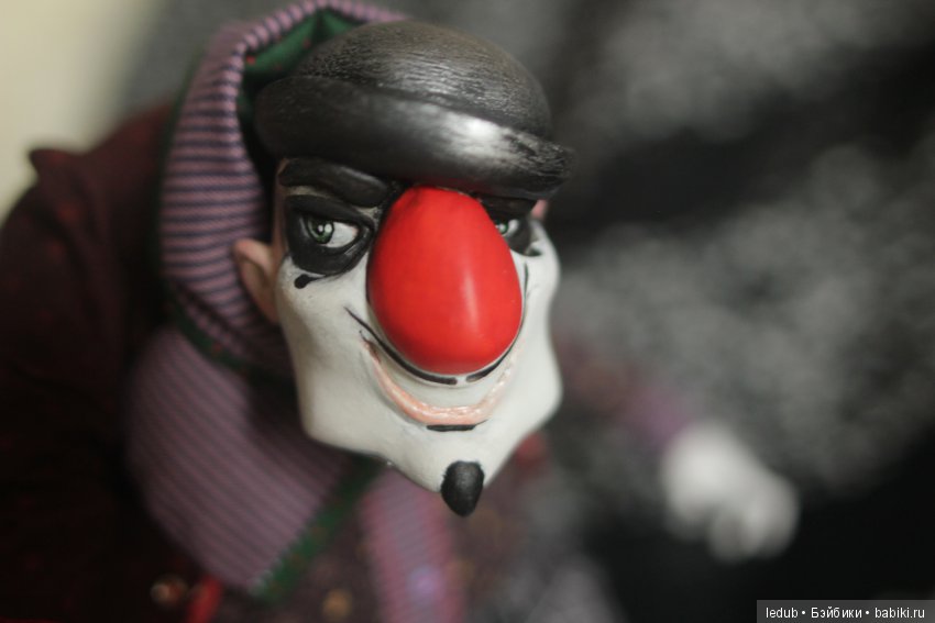Проект "Клоуны" - "Зло" — Текстильные игрушки и примитивы: кофейные (фото 3)