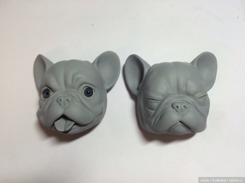 Первая отливка, роспись и новые мордашки: сплюша и собака-улыбака (фото 2)