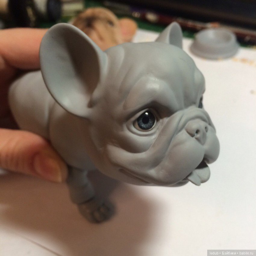 Первая отливка, роспись и новые мордашки: сплюша и собака-улыбака (фото 7)