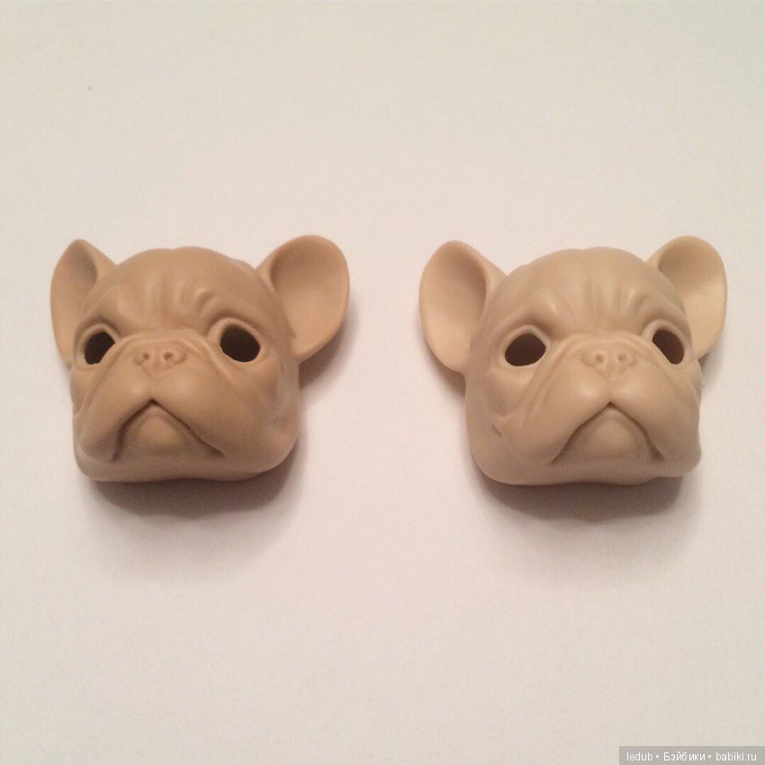 Первая отливка, роспись и новые мордашки: сплюша и собака-улыбака