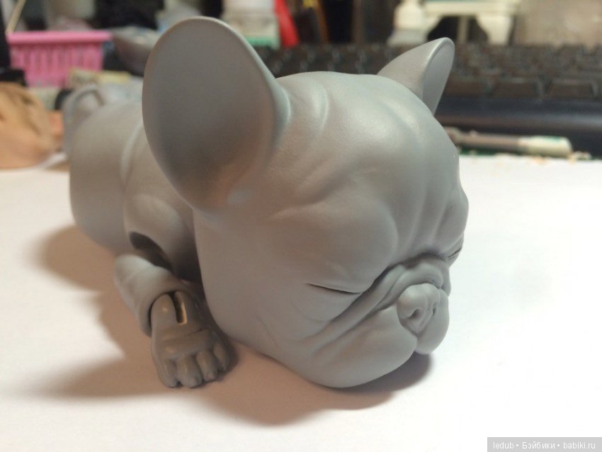 Первая отливка, роспись и новые мордашки: сплюша и собака-улыбака (фото 8)