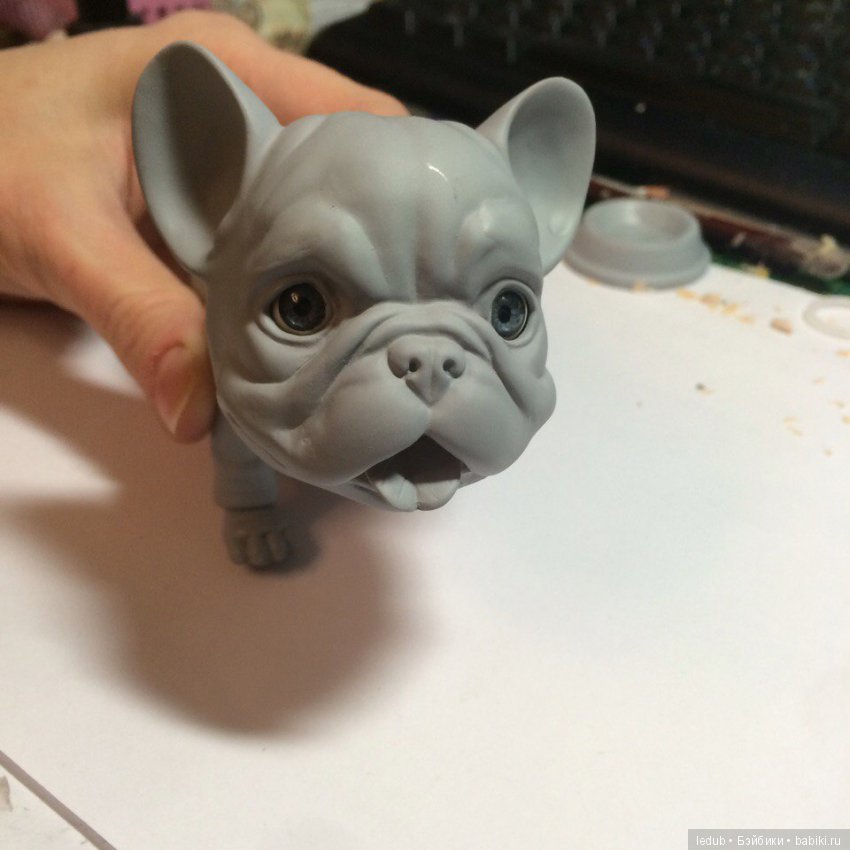 Первая отливка, роспись и новые мордашки: сплюша и собака-улыбака (фото 6)