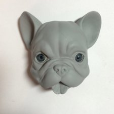 Первая отливка, роспись и новые мордашки: сплюша и собака-улыбака