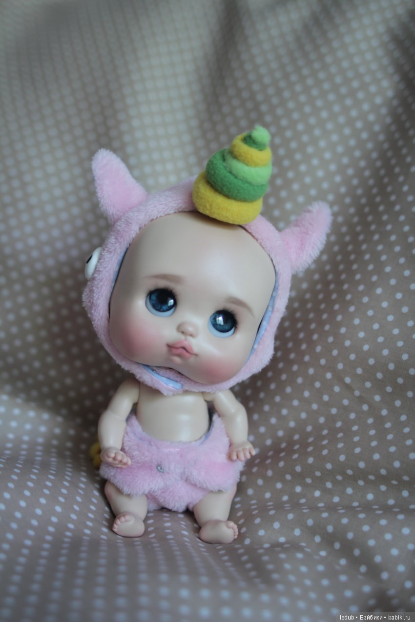 Шарнирная малышка от Лели Дубровиной Baby Boo Единорожка