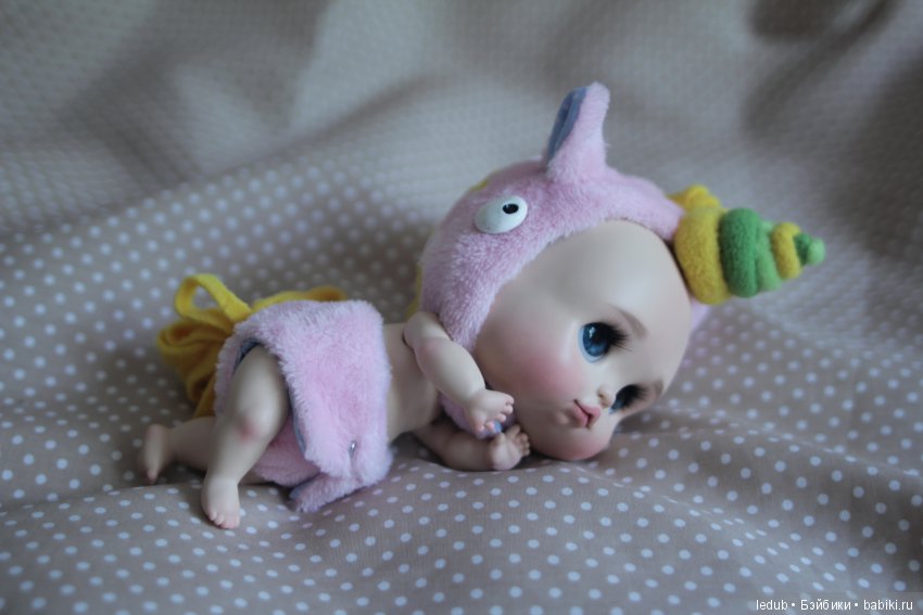 Шарнирная малышка от Лели Дубровиной Baby Boo Единорожка (фото 10)