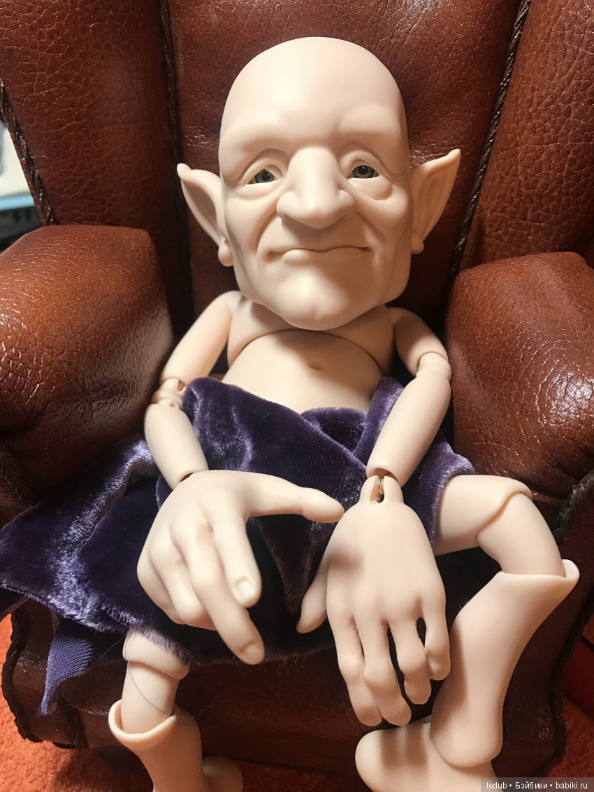 Лепрекон. Отливка — Авторские шарнирные куклы своими руками: лепка (фото 9)