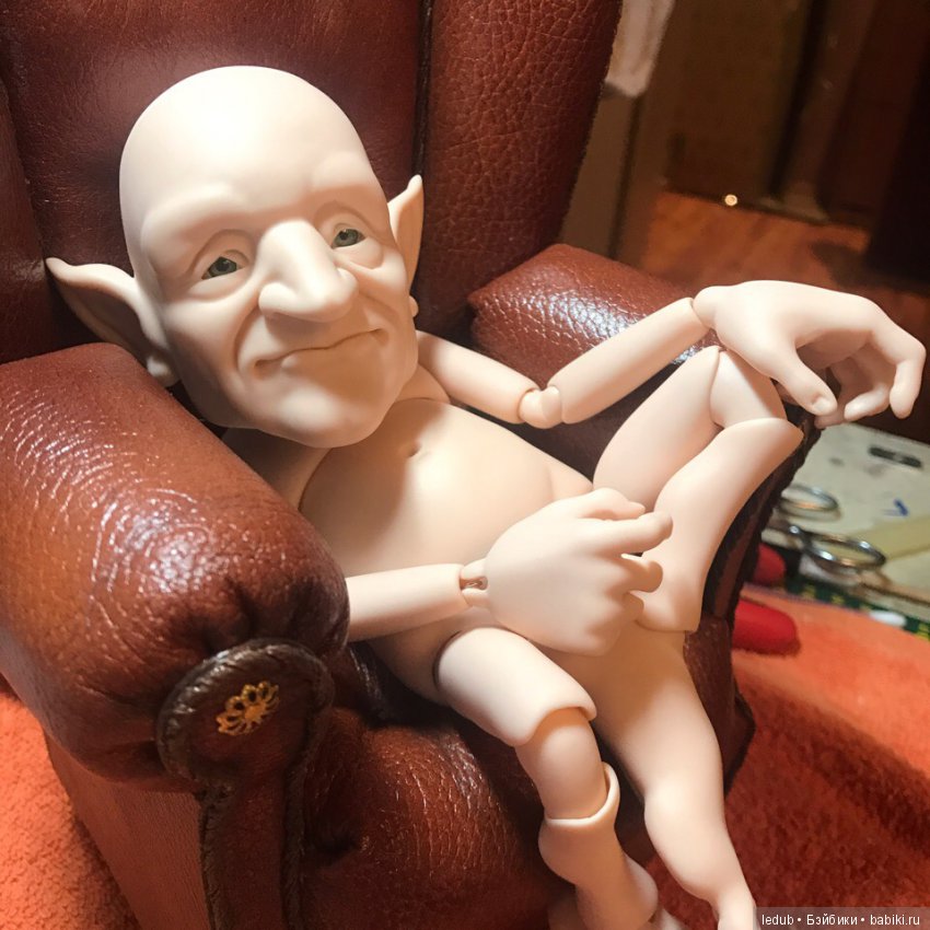 Лепрекон. Отливка — Авторские шарнирные куклы своими руками: лепка (фото 8)