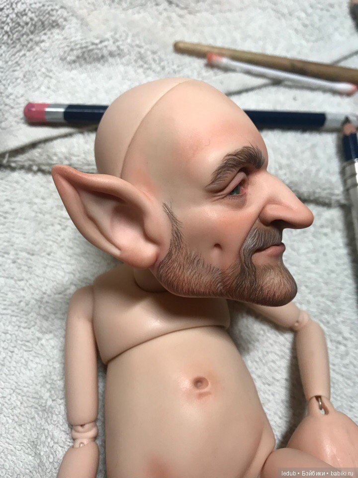 Мой лепрекон — Авторские шарнирные куклы своими руками: лепка (фото 5)