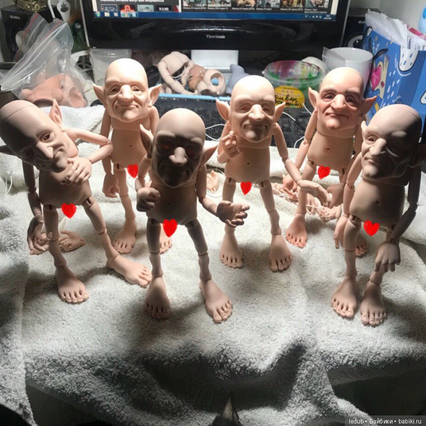 Мой лепрекон — Авторские шарнирные куклы своими руками: лепка