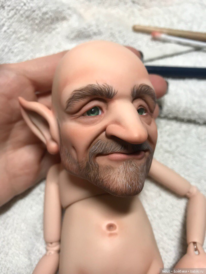 Мой лепрекон — Авторские шарнирные куклы своими руками: лепка (фото 4)