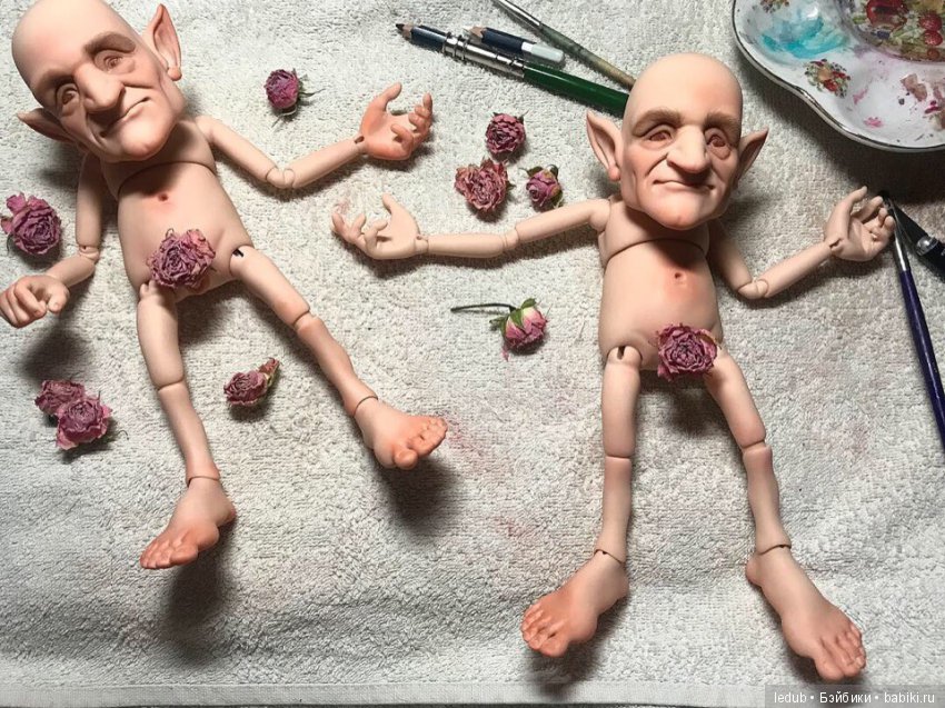 Мой лепрекон — Авторские шарнирные куклы своими руками: лепка (фото 2)