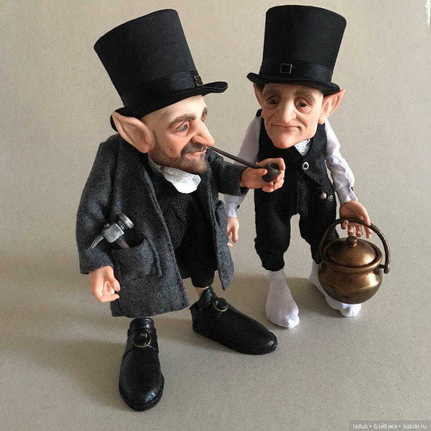 Лепрекон Мистер Грин — Авторские шарнирные куклы своими руками: лепка