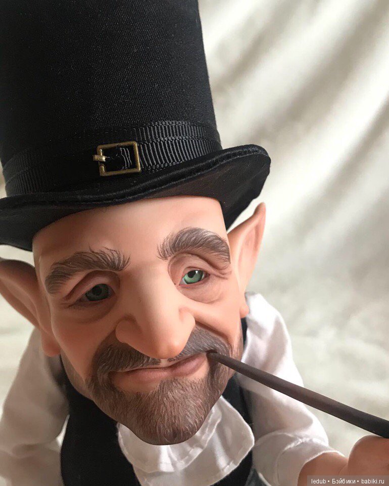 Лепрекон Мистер Грин — Авторские шарнирные куклы своими руками: лепка