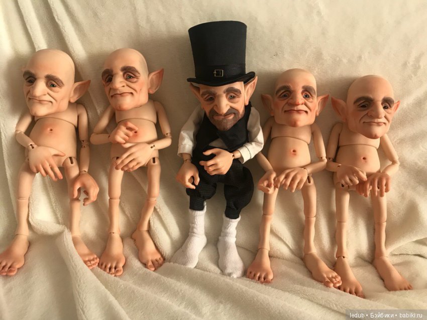 Лепрекон Мистер Грин — Авторские шарнирные куклы своими руками: лепка