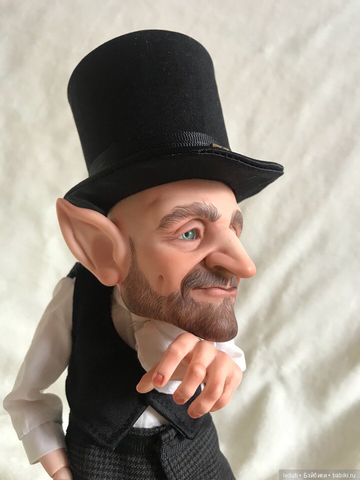 Лепрекон Мистер Грин — Авторские шарнирные куклы своими руками: лепка