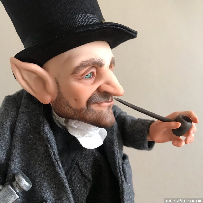 Лепрекон Мистер Грин — Авторские шарнирные куклы своими руками: лепка (фото 10)