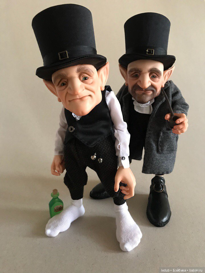 Лепрекон Мистер Грин — Авторские шарнирные куклы своими руками: лепка