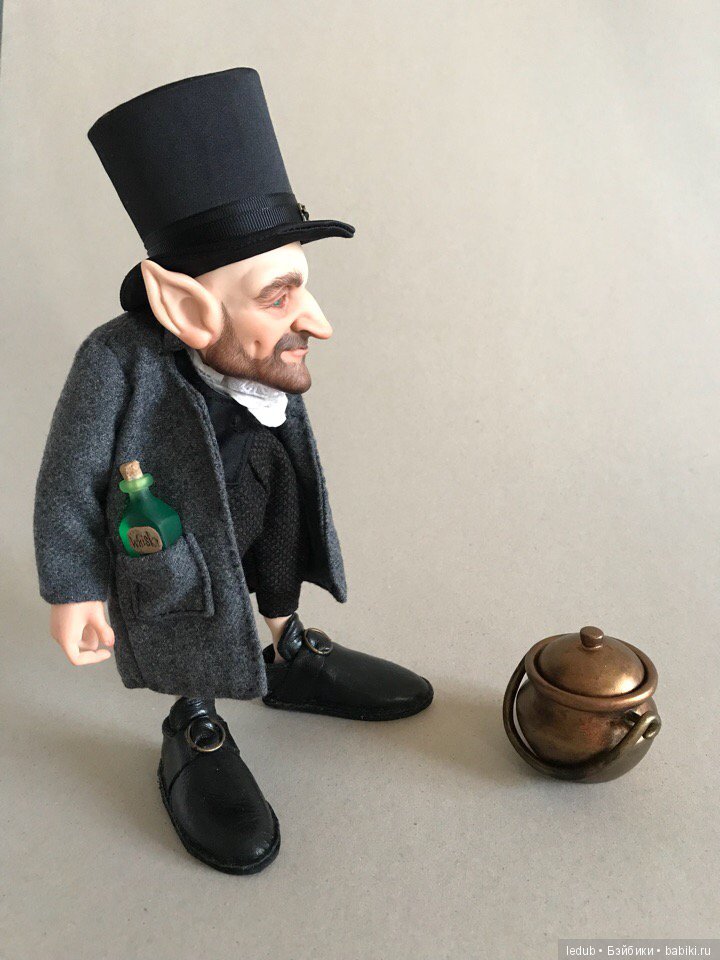 Лепрекон Мистер Грин — Авторские шарнирные куклы своими руками: лепка