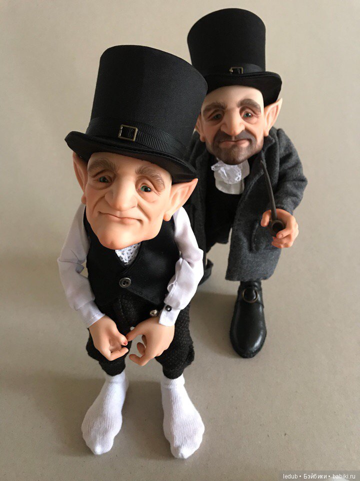 Лепрекон Мистер Грин — Авторские шарнирные куклы своими руками: лепка (фото 7)