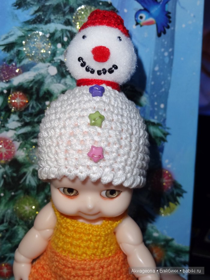 Новогодние шапочки дла Наппи Чу от Анастасии Солнцевой (фото 2)