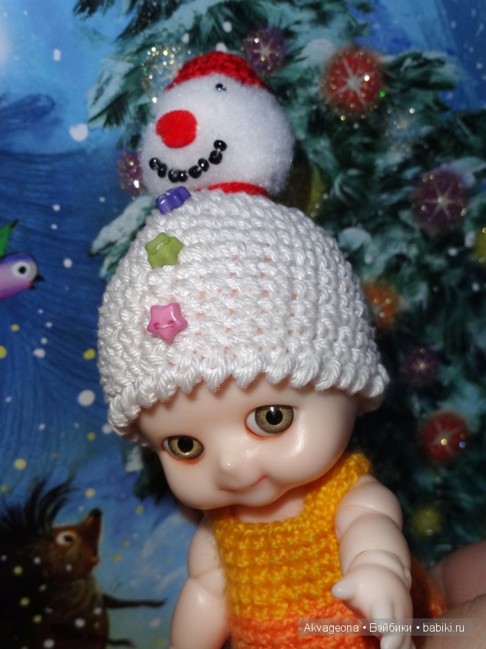 Новогодние шапочки дла Наппи Чу от Анастасии Солнцевой (фото 3)