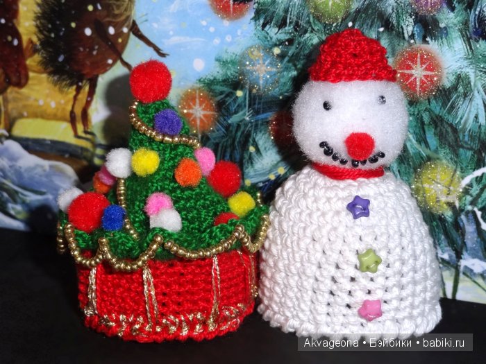 Новогодние шапочки дла Наппи Чу от Анастасии Солнцевой (фото 8)