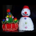 Новогодние шапочки дла Наппи Чу от Анастасии Солнцевой