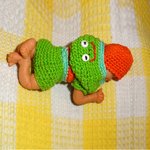 Малышонок-лягушонок от Анастасии Солнцевой. Мини кукла