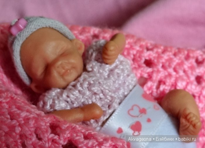 "Солнышко-малыш в мамином животике" авторская мини кукла от Анастасии Солнцевой (фото 3)