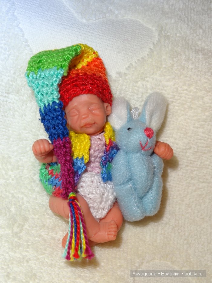 Солнышко-малыш "Радужные сны" от Анастасии Солнцевой. Мини кукла (фото 4)