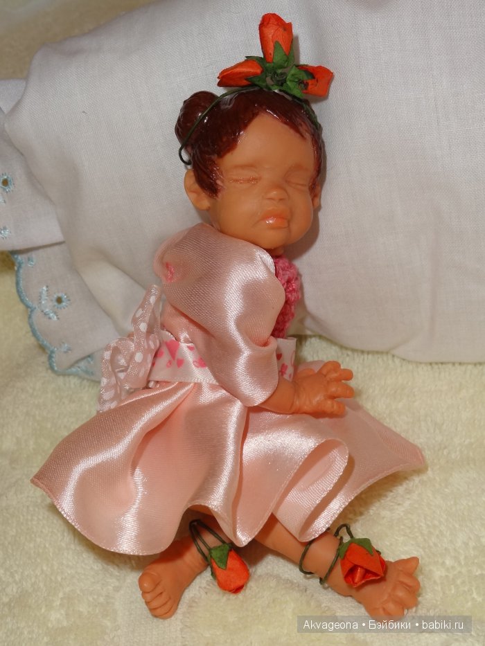Авторская куколка "Розовые сны" от Анастасии Солнцевой (фото 3)