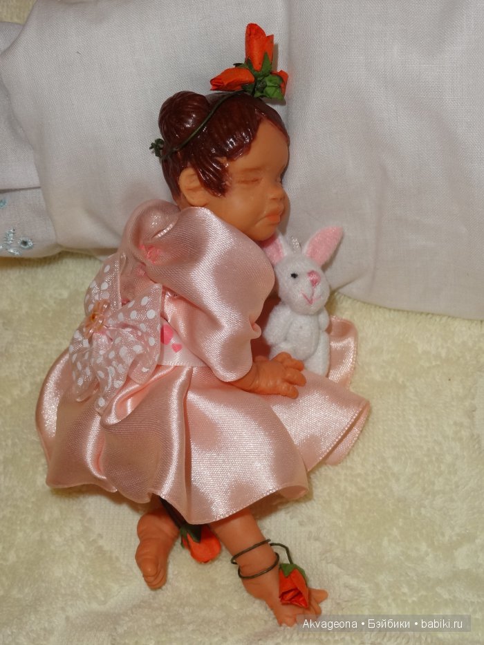 Авторская куколка "Розовые сны" от Анастасии Солнцевой (фото 6)