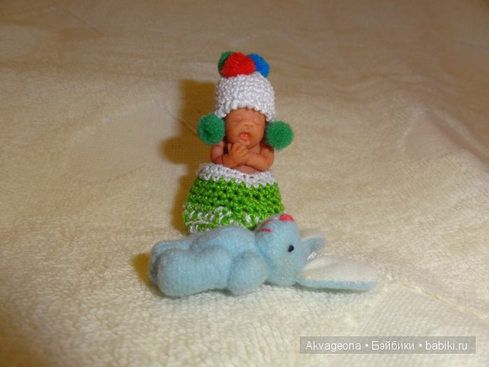 Авторская мини кукла "Любимчик" от Анастасии Солнцевой (фото 5)