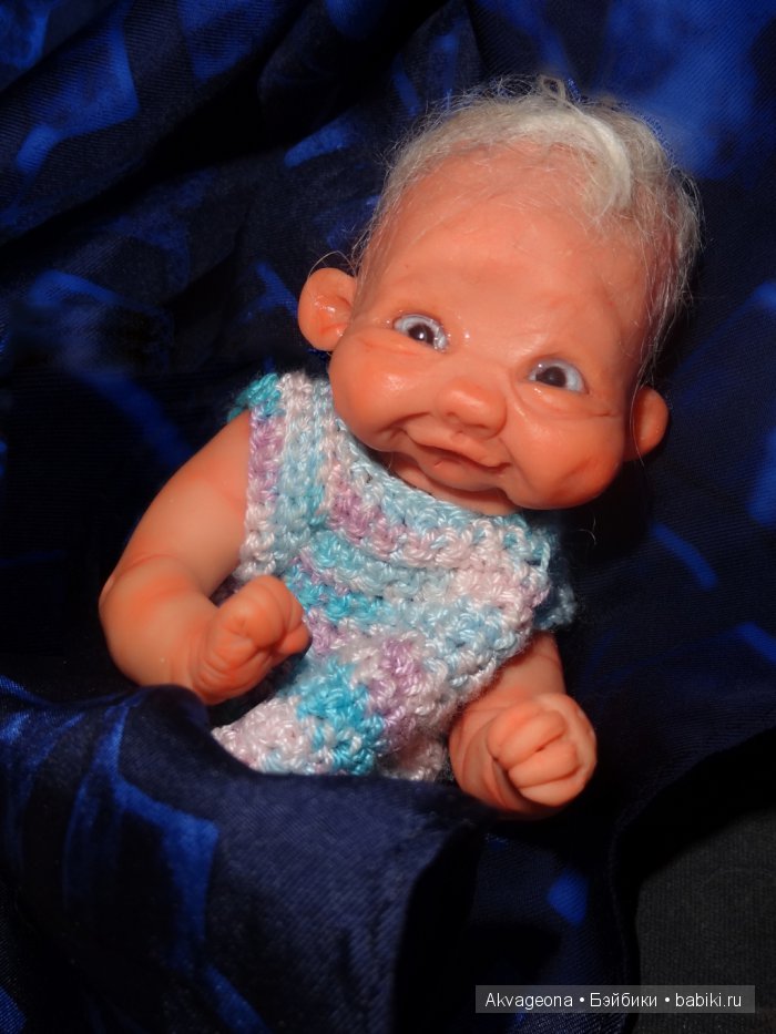 А мы наконец-то проснулись! Авторская мини кукла Анастасии Солнцевой (фото 3)