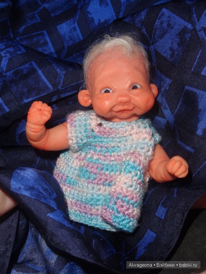 А мы наконец-то проснулись! Авторская мини кукла Анастасии Солнцевой