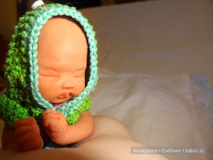 А у нас новые фотографии! Мини кукла из полимерной глины Анастасии Солнцевой (фото 2)