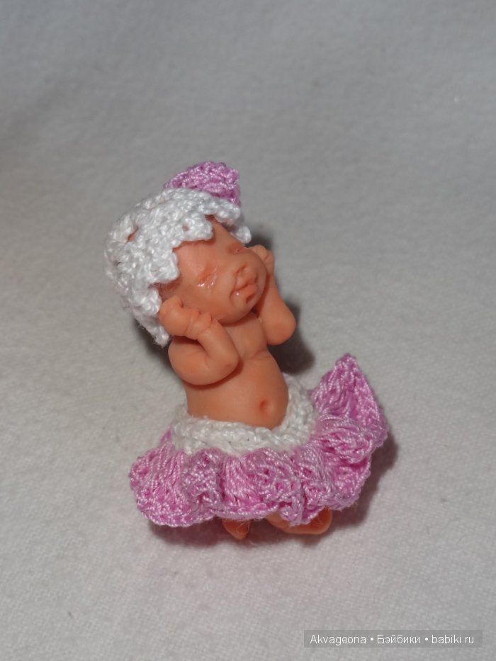 Авторская мини кукла "Я слышу ангелов!" от Анастасии Солнцевой (фото 3)