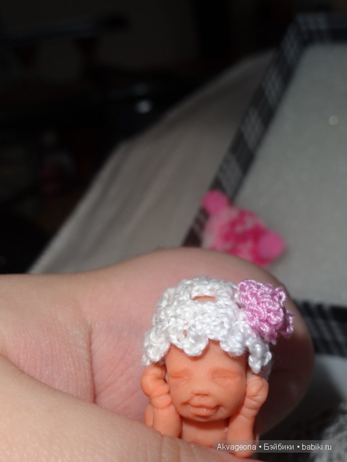 Авторская мини кукла "Я слышу ангелов!" от Анастасии Солнцевой (фото 2)