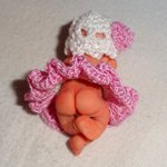 Авторская мини кукла "Я слышу ангелов!" от Анастасии Солнцевой