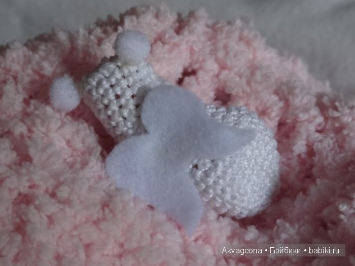 "Ангелочек" авторская мини кукла от Анастасии Солнцевой (фото 2)