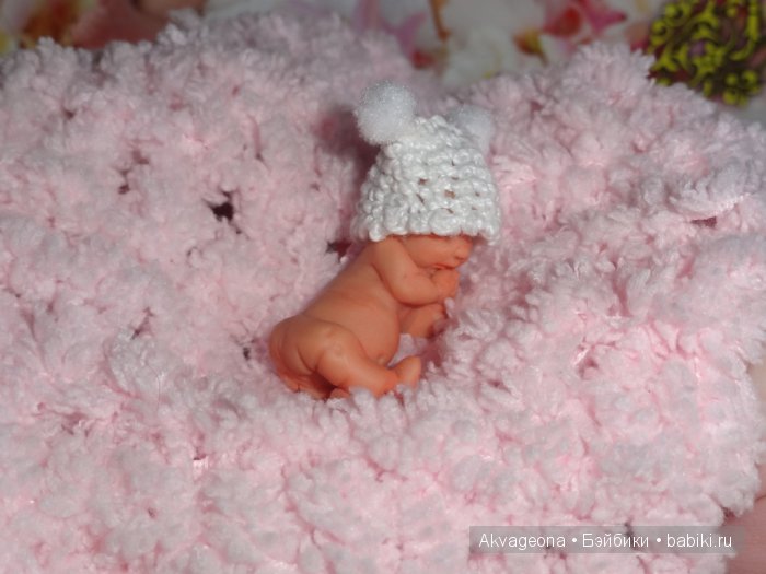 "Ангелочек" авторская мини кукла от Анастасии Солнцевой (фото 5)