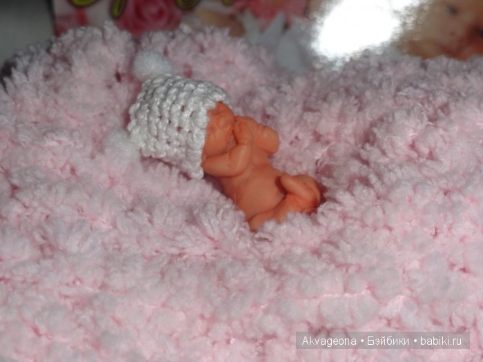 "Ангелочек" авторская мини кукла от Анастасии Солнцевой (фото 4)