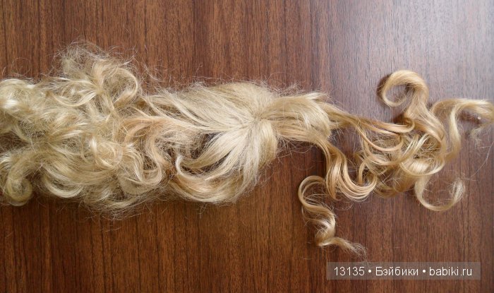 Восстановление "убитого" паричка куклы, мой первый опыт (фото 2)