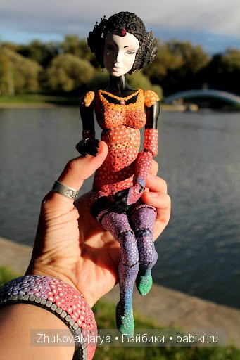 Сакура и Радужная, куклы Жуковой Марии